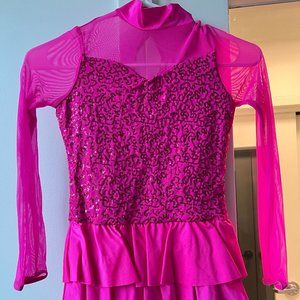 Kids pink Dance Costume